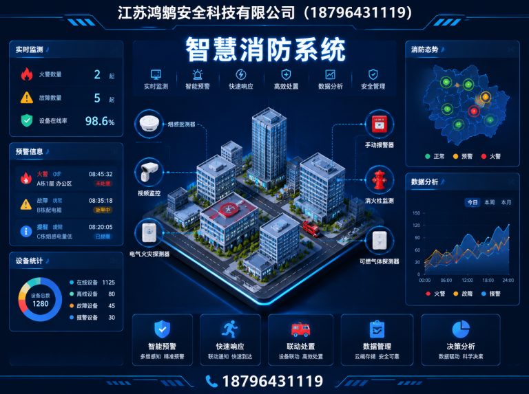 渭南消防通信指挥展示图